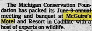McGuires Grill & Motel - May 1984 Article (newer photo)